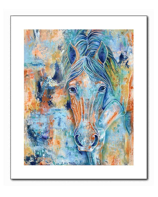 "Gentle Approach" Horse Fine Art Print