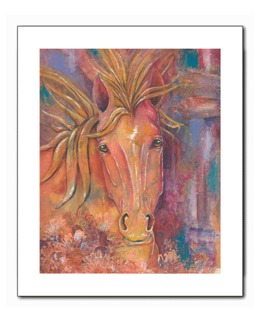 "Sunset Mustang" Fine Art Print