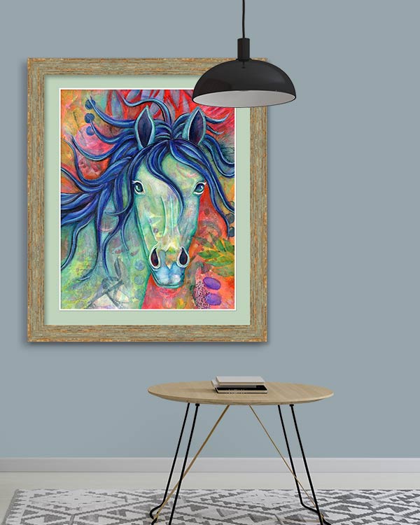 "Tranquility Arrives" Horse Fine Art Print