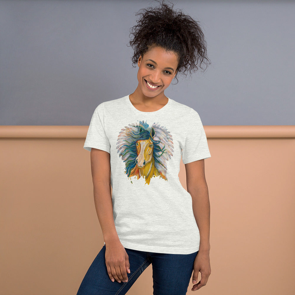 "Golden Flight" Pony Prints Tee Unisex T-Shirt